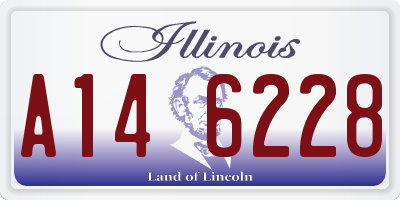 IL license plate A146228