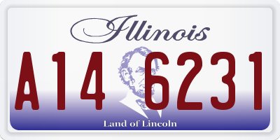 IL license plate A146231
