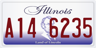 IL license plate A146235