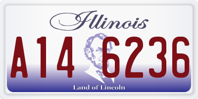 IL license plate A146236
