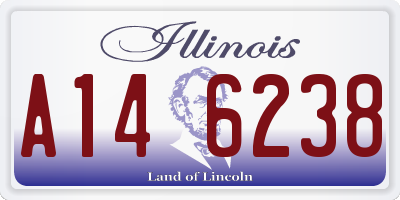 IL license plate A146238