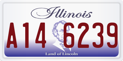 IL license plate A146239