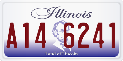 IL license plate A146241