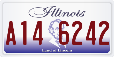 IL license plate A146242