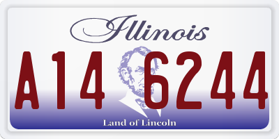 IL license plate A146244