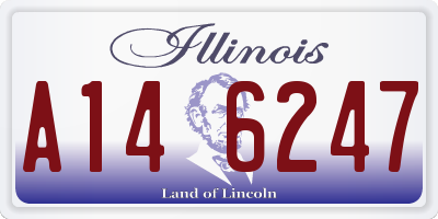 IL license plate A146247