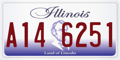 IL license plate A146251