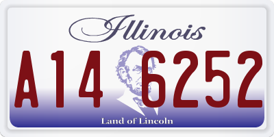 IL license plate A146252