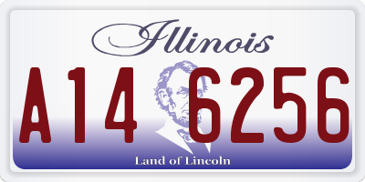 IL license plate A146256