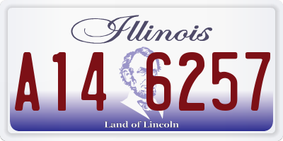 IL license plate A146257