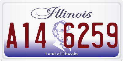 IL license plate A146259