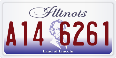IL license plate A146261