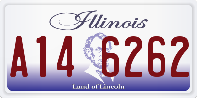 IL license plate A146262