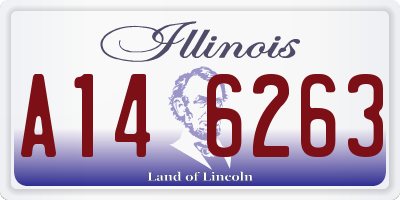 IL license plate A146263