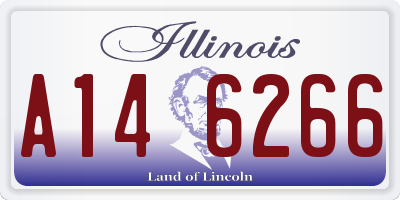 IL license plate A146266