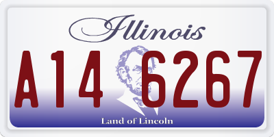 IL license plate A146267