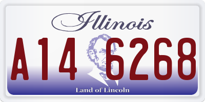 IL license plate A146268