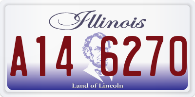 IL license plate A146270