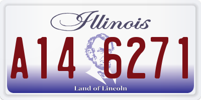 IL license plate A146271