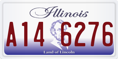 IL license plate A146276