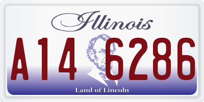 IL license plate A146286