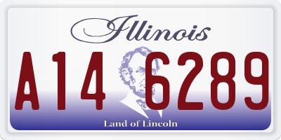 IL license plate A146289