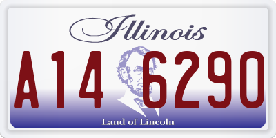 IL license plate A146290