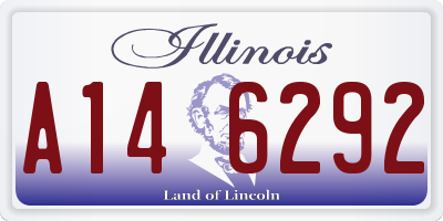 IL license plate A146292