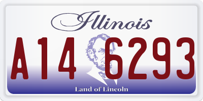 IL license plate A146293