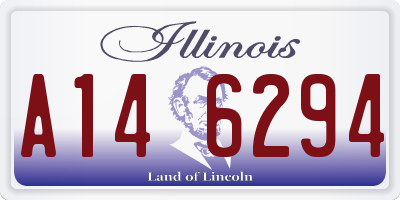 IL license plate A146294