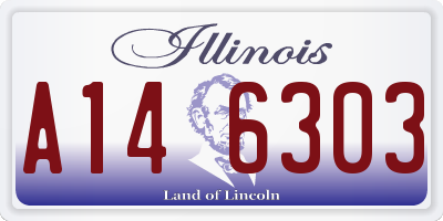IL license plate A146303