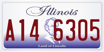 IL license plate A146305