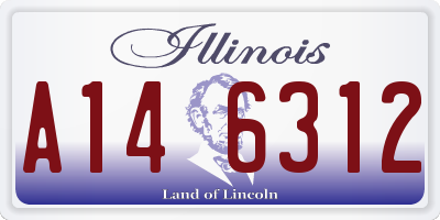 IL license plate A146312