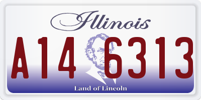 IL license plate A146313