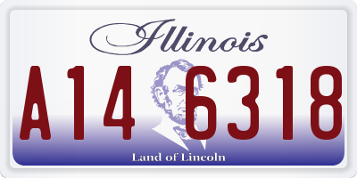 IL license plate A146318