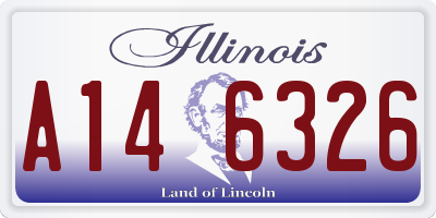 IL license plate A146326