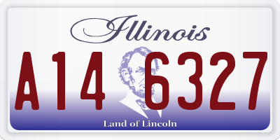 IL license plate A146327