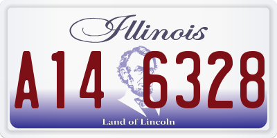 IL license plate A146328