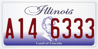 IL license plate A146333