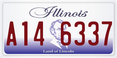 IL license plate A146337