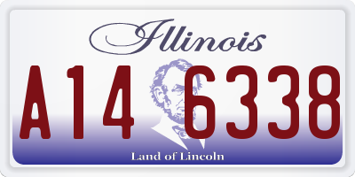 IL license plate A146338
