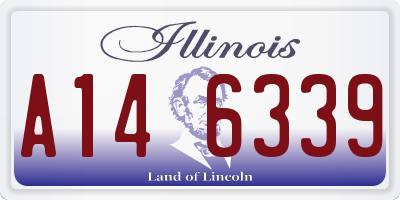 IL license plate A146339