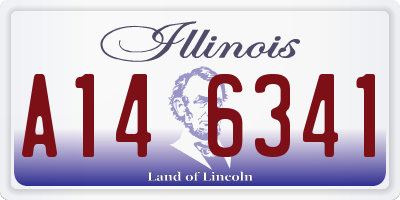 IL license plate A146341