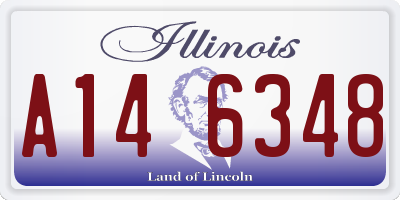 IL license plate A146348