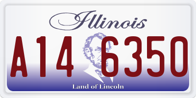 IL license plate A146350