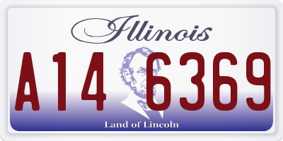 IL license plate A146369