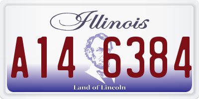 IL license plate A146384