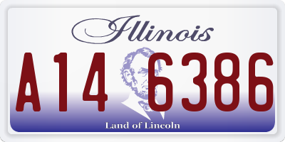 IL license plate A146386