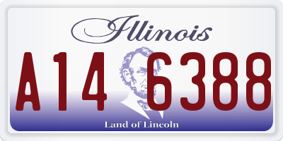 IL license plate A146388