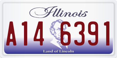 IL license plate A146391